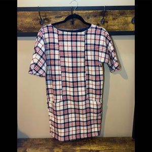 XS Zara Basic Flannel Knit Sheath Dress